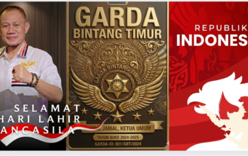 Peringati Hari Lahir Pancasila, Ketua Umum Garda Bintang Timur Daenk Jamal: Pancasila Adalah Jiwa Bangsa dan Panduan Menuju Indonesia Maju