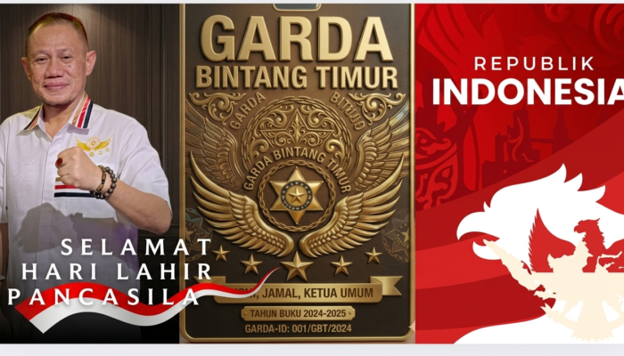 Peringati Hari Lahir Pancasila, Ketua Umum Garda Bintang Timur Daenk Jamal: Pancasila Adalah Jiwa Bangsa dan Panduan Menuju Indonesia Maju