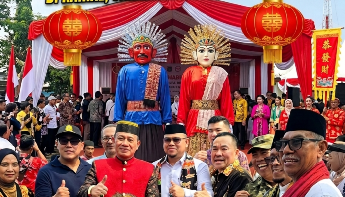 Tokoh Masyarakat Daenk Jamal Hadiri Festival Akulturasi Kebudayaan Betawi-Tionghoa di Kamal